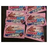 J - Set of 7 SweetARTS Cherry Punch Ropes Candy