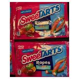 K - Set of 6 Share Packs of SweetTARTS Ropes Twisted Rainbow Punch