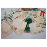 Vintage Hankies in Mother Box