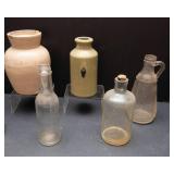 Vintage Glass Bottles - Mrs. Stewart