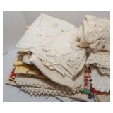 Vintage Embroidered Linens - Mainly Table Coverings