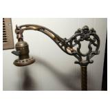 Antique Leviton Brass Floor Lamp