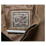 Ruff Hewn Genuine Suede Leather Jacket - Size Small