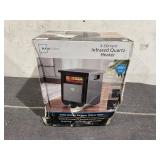 Mainstays New1500W Electric 4-Element Infrared Cabinet Space Heater for Indoor