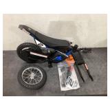 Razor Dirt Rocket MX125 Electric-Powered Dirt Bike - Black with Decal Included, for Child 5+