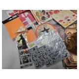 HUGE Quality Estate Lot of Brand New HALLOWEEN Paper Craft Stickers etc