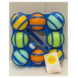 Sun Squad 10 Piece Bocce Ball Set including Carrying Case