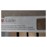 DalTile Porcelain Floor and Wall Tile Box - 10 Pieces, 5 15/16 in x 35 7/16 in