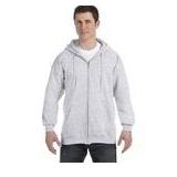 Set of 2 Clique Adult Full-Zip Hoodies, Size 3XL, Heather Grey