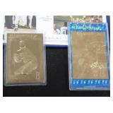 24K Gold Commemorative Card Lot | 6 Cards | Sosa - McGwire - Ruth - Griffey - Beckett