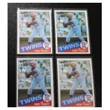 1985 Topps Kirby Puckett Rookie Card Lot | 4 Rookie Cards