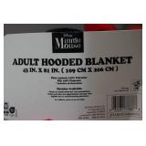 Disney Minnie Mouse Adult Hooded Blanket