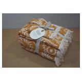 Threshold Gold Towel and Washcloth Set