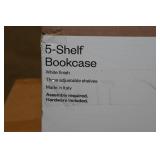 Room Essentials 5-Shelf Bookcase - White