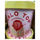 CT 1&2 - 12-Pack of Halo Top Strawberry Light Cake Mix Cups