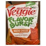 Box of Nacho Cheese Flavored Tortilla Chips - 6 Packs