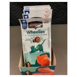 Set of 6 Rachael Ray Nutrish Wheelies Crunchy Cat Treats - Salmon Flavor