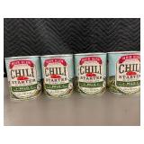 Set of 4 Muir Glen Organic Chili Starter Mild with Bell Peppers