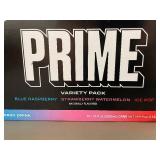 Prime Energy Drink Variety Pack - Blue Raspberry, Strawberry Watermelon, Ice Pop, 12 Cans