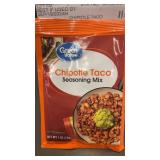 IL 1 - Box of Great Value Chipotle Taco Seasoning Mix - 12 Packets