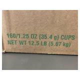 Box of 160 Hidden Valley Ranch Dipping Sauce Cups - 12.5 lbs