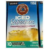 3 Pack of Donut Shop Iced Refreshers Pineapple Passionfruit Keurig K-Cup Pods