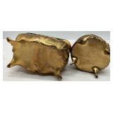 Brass Gilded Trinket Boxes