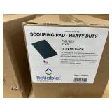 RELIABLE Lot of 2 Boxes of-  6" x 9" Heavy Duty Scouring Pads (15 pads per box)