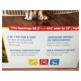 Carlson 2 In 1 Super Wide Pet Pen & Gate With Small Pet Door