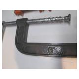 6" C-clamp and bar-clamp...