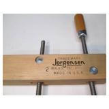 Jorgensen manual action wood clamp...