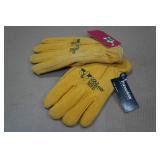 Yellow Deer Split Gloves -Medium