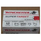 25 Winchester Super Target 12 Gauge 2-3/4" Heavy 7.5 Shot Shotshells