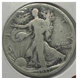 1917-S Walking Liberty Half Dollar (better date)