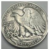 1945 Walking Liberty Half Dollar