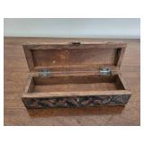 Antique-Style Wooden Trinket Box