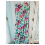 Vintage Floral Maxi Dress