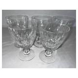 Elegant Crystal Glass Goblet Set