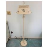 Vintage Floral Floor Lamp