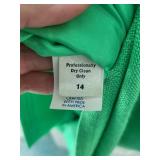 William Pearson Vintage Green Dress 14