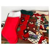 Set of 11 Christmas Stockings Assorted