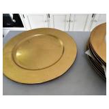 Elegant Gold Decorative Dinner Plates