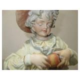 Pair of J. Morie 16" Porcelain Bisque Figures