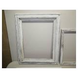 Set of 3 White Wash Picture Frames