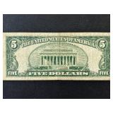 1953 A Blue Seal $5 Dollar Silver Certificate