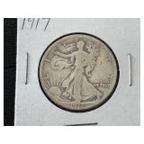 1917 Walking Liberty Half Dollar