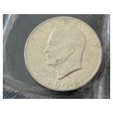 1971-S Eisenhower Silver Dollar Uncirculated