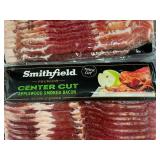 J - Smithfield Premium Center Cut Applewood Smoked Bacon 2X 12 oz packs