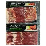 J - Smithfield Premium Center Cut Applewood Smoked Bacon 2X 12 oz packs