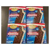 J - Kemps All American Ice Cream Sandwiches - 4 Packs of 6